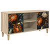 vidaXL TV szekr&eacute;ny LOCHEM 102 x 33 x 50 cm Sonoma Szerelt Fa