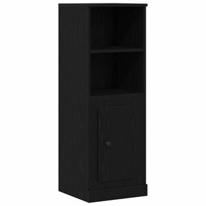 vidaXL Highboard Fekete tölgy 36 x 35,5 x 103,5 cm Faanyag