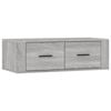 vidaXL sz&uuml;rke sonoma sz&iacute;nű szerelt fa f&uuml;ggő TV-szekr&eacute;ny 80x36x25 cm