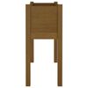 vidaXL 2 db mézbarna tömör fenyőfa kerti virágtartó 70 x 31 x 70 cm