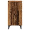 vidaXL antik fa sz&iacute;nű &eacute;jjeliszekr&eacute;ny f&eacute;ml&aacute;bakkal 40 x 35 x 69 cm