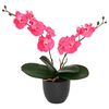 vidaXL Mesters&eacute;ges Orchidea N&ouml;v&eacute;ny Piros 36 x 10 x 30 cm