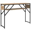 vidaXL Konzolasztal Artisan t&ouml;lgy Szerelt Fa 105x30x75cm