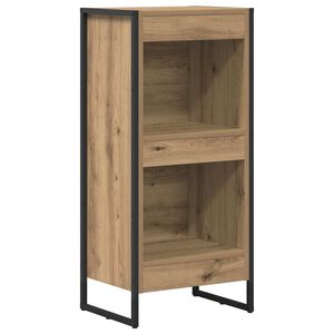 vidaXL K&ouml;nyvespolc 40 x 30 x 86,5 cm Szerelt Fa Műv&eacute;szi t&ouml;lgy