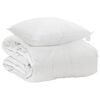 vidaXL &Eacute;vszakokon &Aacute;t Duvet p&aacute;rn&aacute;val 2 db Feh&eacute;r Mikrosz&aacute;l