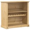 vidaXL Corona t&ouml;m&ouml;r fenyőfa bort&aacute;rol&oacute; szekr&eacute;ny 107,5x51x105,5 cm