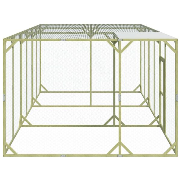 vidaXL impregn&aacute;lt t&ouml;m&ouml;r fenyőfa ty&uacute;k&oacute;l 600 x 300 x 200 cm