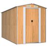 vidaXL vil&aacute;gosbarna horganyzott ac&eacute;l kerti f&eacute;szer 192x357x223 cm