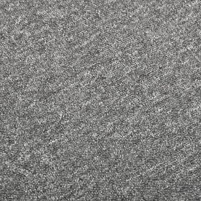 vidaXL 20 db szürke szőnyegpadlólap 5 m² 50 x 50 cm