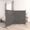 vidaXL 2 paneles antracitsz&uuml;rke sz&ouml;vet t&eacute;relv&aacute;laszt&oacute; 348 x 180 cm