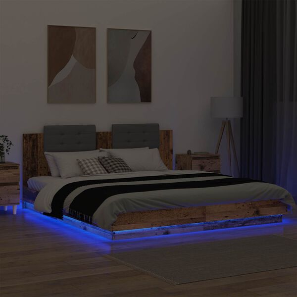 vidaXL &Aacute;gykeret t&aacute;ml&aacute;val fejt&aacute;ml&aacute;val &Ouml;reg fa 180 x 200 cm Faanyag