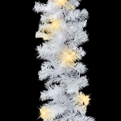 vidaXL fehér karácsonyi füzér LED-es izzókkal 10 m