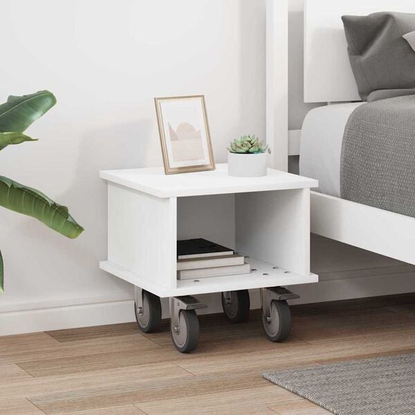 vidaXL TV &aacute;llv&aacute;ny Feh&eacute;r 37 x 35 x 35 cm Faanyag