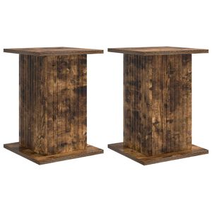 vidaXL N&ouml;v&eacute;ny&aacute;llv&aacute;ny 2 pcs F&uuml;st&ouml;s T&ouml;lgy 30,5 x 30 x 43 cm Szerelt Fa