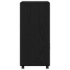 vidaXL Cabinet Fekete t&ouml;lgy 55 x 40 x 82 cm