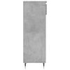 vidaXL betonszürke szerelt fa cipőszekrény 40 x 36 x 105 cm