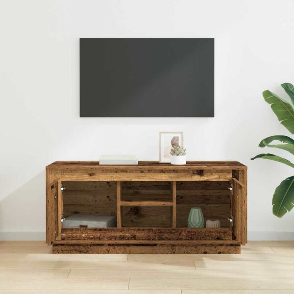 vidaXL TV szekr&eacute;ny &Ouml;reg fa 102 x 35 x 45 cm Faanyag