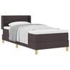 vidaXL Boxrug&oacute;s &aacute;gy matracmal S&ouml;t&eacute;t Barna 200 x 80 cm sz&ouml;vet