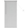vidaXL Zsalug&aacute;ter Redőny&ouml;k Ez&uuml;st 130 x 60 cm Alum&iacute;nium