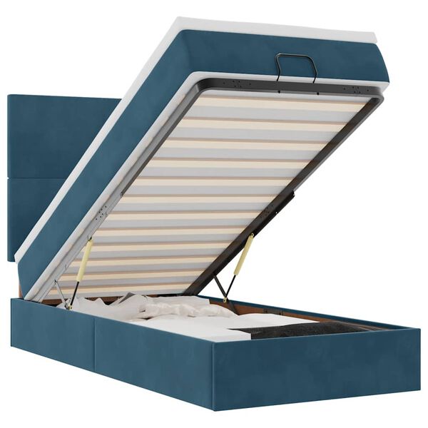 vidaXL Ottom&aacute;n &aacute;gykeret matracokkal s&ouml;t&eacute;tk&eacute;k 80x200cm b&aacute;rsony