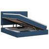 vidaXL &Aacute;gy t&aacute;rol&oacute;val &eacute;s matraccal fejt&aacute;ml&aacute;val K&eacute;k 160 x 200 cm sz&ouml;vet