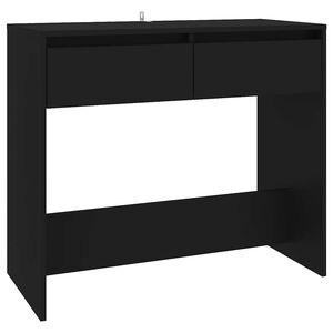 vidaXL fekete ac&eacute;l t&aacute;lal&oacute;asztal 89 x 41 x 76,5 cm