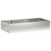 vidaXL T&aacute;mfal 6 db 200 x 100 x 40 cm Rozsdamentes Ac&eacute;l Ez&uuml;st