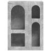 vidaXL Sz&eacute;f Beton Sz&uuml;rke 59 x 35 x 80.5 cm Faanyag