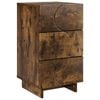vidaXL &Eacute;jjeliszekr&eacute;ny F&uuml;st&ouml;s T&ouml;lgy 33,5 x 34,5 x 60 cm Szerelt Fa
