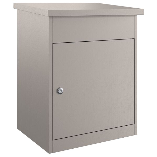 vidaXL Csomagz&aacute;r&oacute; doboz Rozsd&aacute;s 47.5 x 38 x 59 cm Időj&aacute;r&aacute;s&aacute;ll&oacute; ac&eacute;l