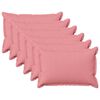vidaXL P&aacute;rna huzat 6 pcs HOUTEN R&oacute;zsasz&iacute;n 50 x 75 cm Műlensz&ouml;vet