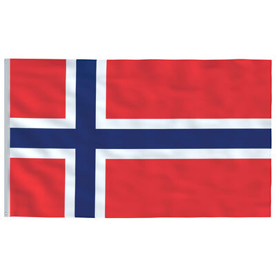 vidaXL norvég zászló 90 x 150 cm