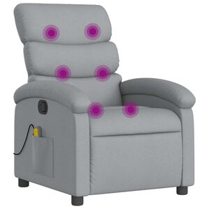 vidaXL vil&aacute;gossz&uuml;rke sz&ouml;vet d&ouml;nthető massz&aacute;zsfotel