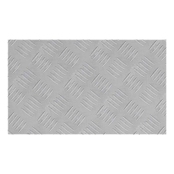 vidaXL L&eacute;pcsőfok N&eacute;gysz&ouml;gletes 4 pcs Ez&uuml;st 50 x 30 cm Alum&iacute;nium