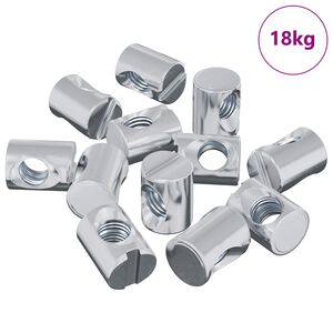 vidaXL Hord&oacute; anyacsavar 3462 db Ez&uuml;st M6 x 13 mm Vas