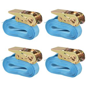 vidaXL 4 db k&eacute;k racsnis spanifer 0,8 tonna 6 m x 25 mm