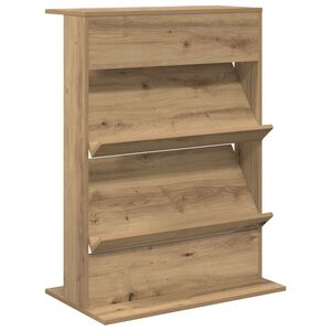 vidaXL Magazin &aacute;llv&aacute;ny Artisan t&ouml;lgy 70 x 41 x 96 cm Szerelt Fa