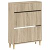 vidaXL Cipőszekr&eacute;ny ARNHEM 78 x 24 x 103 cm Szerelt Fa Sonoma T&ouml;lgy