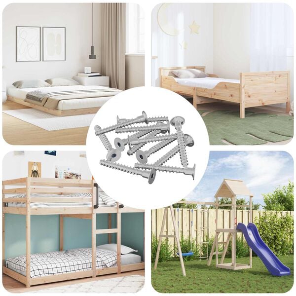 vidaXL Csavar 5143 pcs Horganyzott 5 x 40 mm Vas