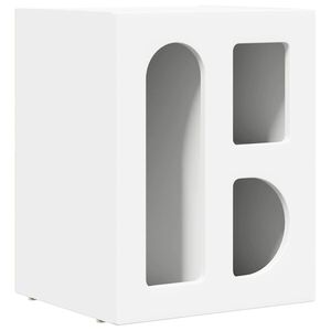 vidaXL &Eacute;jjeli asztal Feh&eacute;r 40 x 35 x 50 cm Faanyag