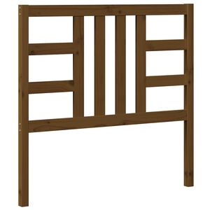 vidaXL m&eacute;zbarna t&ouml;m&ouml;r fenyőfa &aacute;gyfejt&aacute;mla 106 x 4 x 100 cm