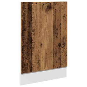 vidaXL &ldquo;Lyon&rdquo; Mosogat&oacute;g&eacute;p panel r&eacute;gi fa 45x3x67 cm műszaki fa