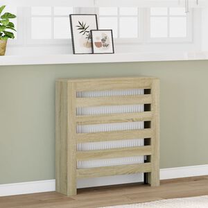 vidaXL sonoma t&ouml;lgy szerelt fa radi&aacute;torburkolat 78 x 20 x 82 cm