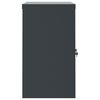 vidaXL antracitszürke acél irattartó szekrény 90 x 40 x 70 cm