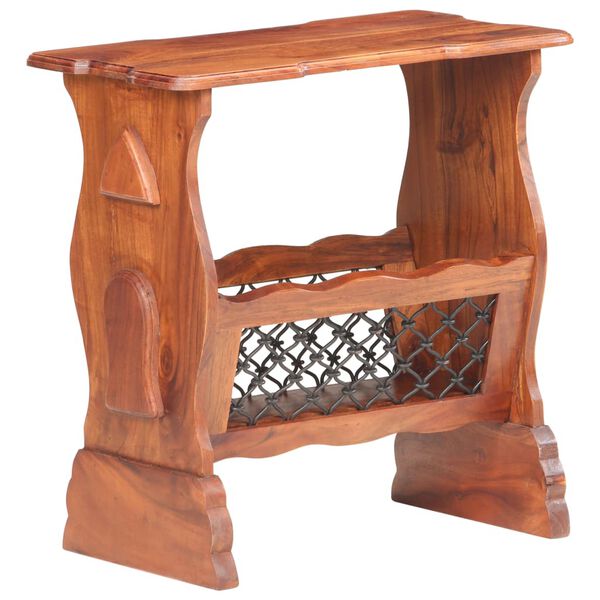 vidaXL t&ouml;m&ouml;r ak&aacute;cfa &uacute;js&aacute;gtart&oacute; &aacute;llv&aacute;ny 50 x 30 x 53 cm