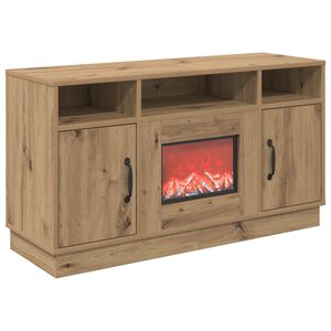 vidaXL Elektromos kandall&oacute; K&eacute;zműves T&ouml;lgy 100 x 33 x 55 cm Szerelt fa