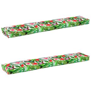 vidaXL Raklap párna készlet 2 pcs Trópusi dzsungel 200 x 40 x 8 cm