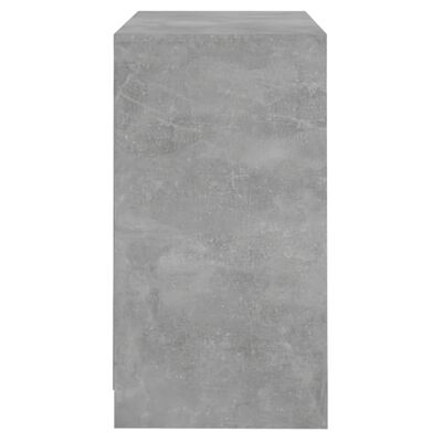 vidaXL betonszürke szerelt fa tálalószekrény 70x41x75 cm
