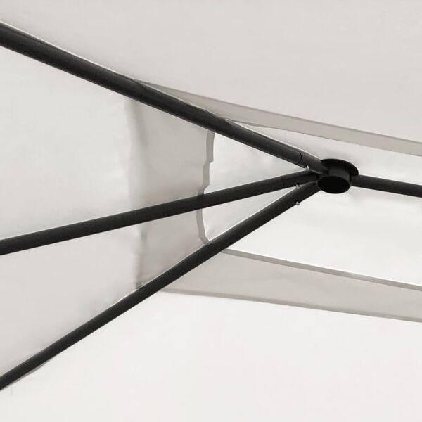 vidaXL krémszínű pavilon 2,98 x 5,3 x 2,59 m 160 g/m²