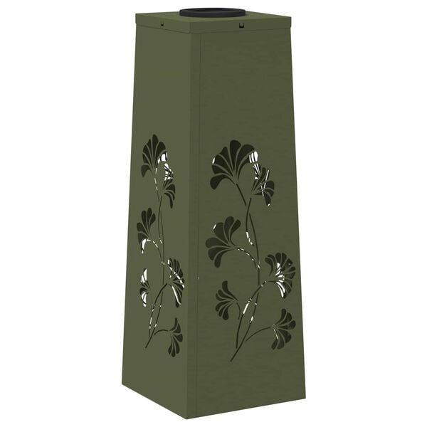 vidaXL Napelemmel műk&ouml;dő LED &ouml;sv&eacute;ny vil&aacute;g&iacute;t&aacute;s 2 pcs Olajz&ouml;ld